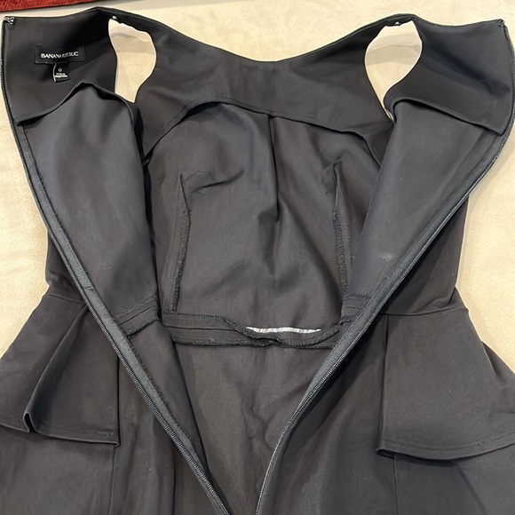 Banana Republic Sleeveless Peplum Dress Size 0 - Picture 8 of 9